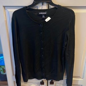Brand new with tags women’s Permanent sweater size L in black
